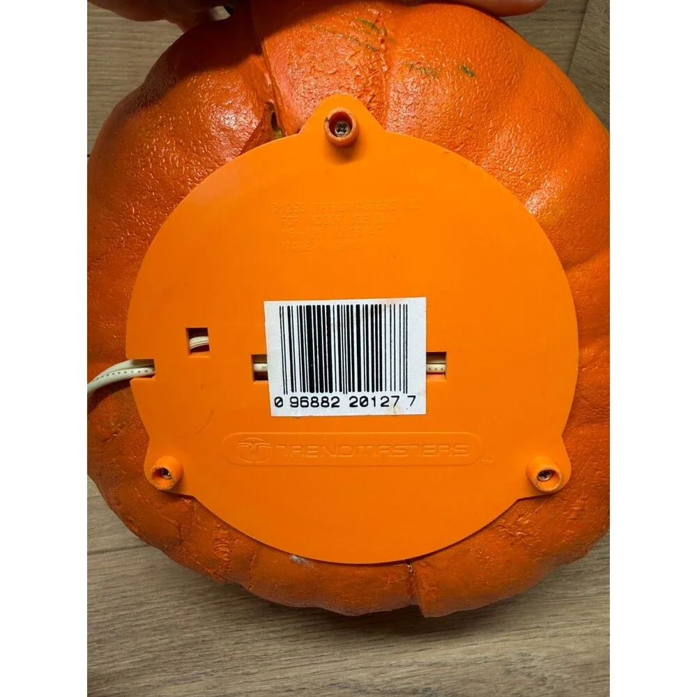 Trendmasters Light Up Foam Blow Mold Jack O Lantern Pumpkin 10